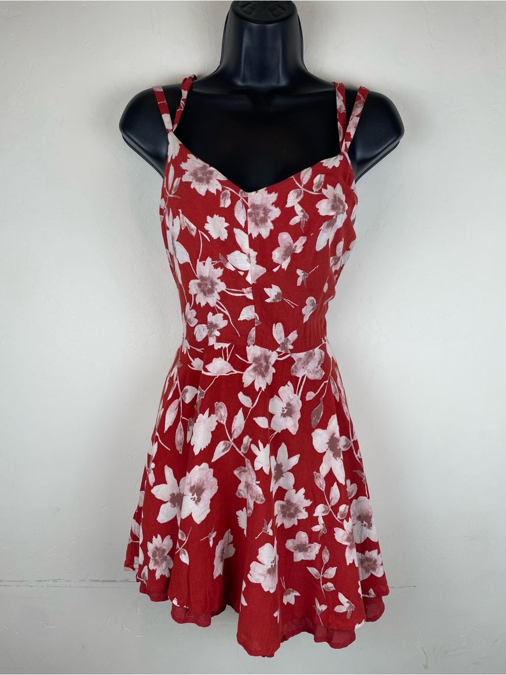 Kimchi Blues Anthropology Urban Floral A-Line Spaghetti Strap Dress
